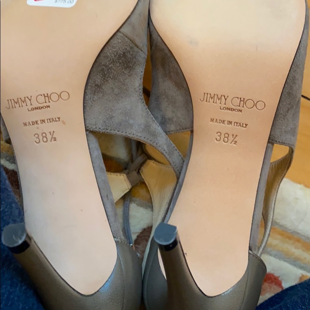 Jimmy Choo Mary Jane heels in suede - Picture 7 of 7